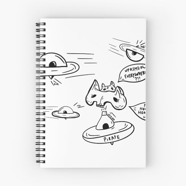Item preview, Alien Cat Doodle designed and sold by Michiel Van Belle.