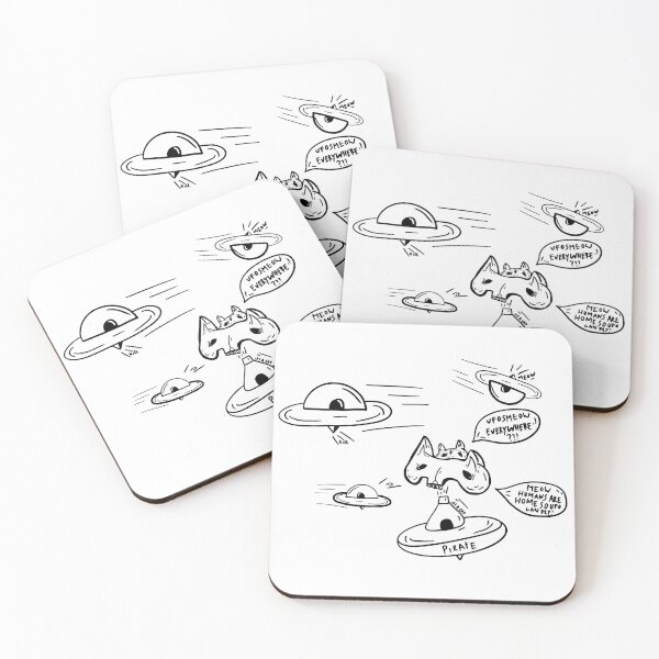 Item preview, Alien Cat Doodle designed and sold by Michiel Van Belle.