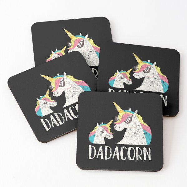 Item preview, Unicorn Dad Dadacorn print for Dad of Son or Daughter designed and sold by EstelleStar.