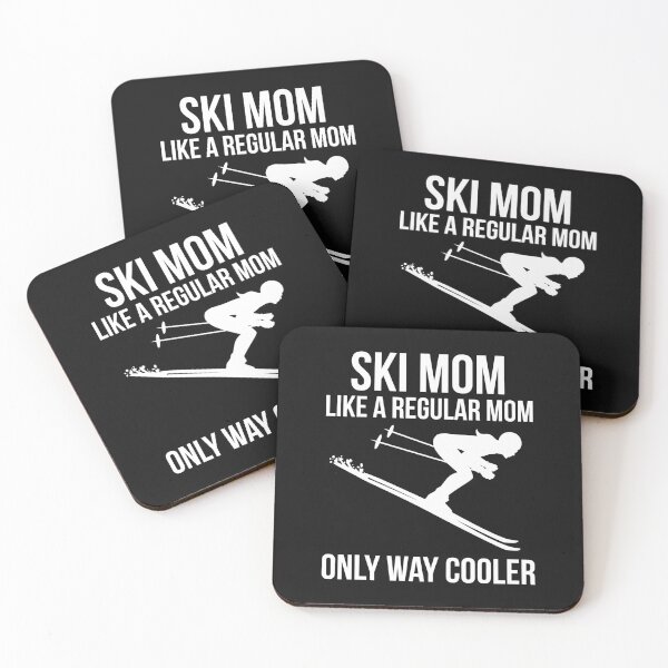 Item preview, Skiing Ski Mom Cooler Than Regular Mom designed and sold by EstelleStar.