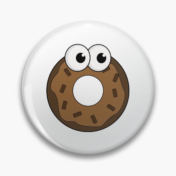Item preview, cute cartoon chocolate donut designed and sold by starkweathers.