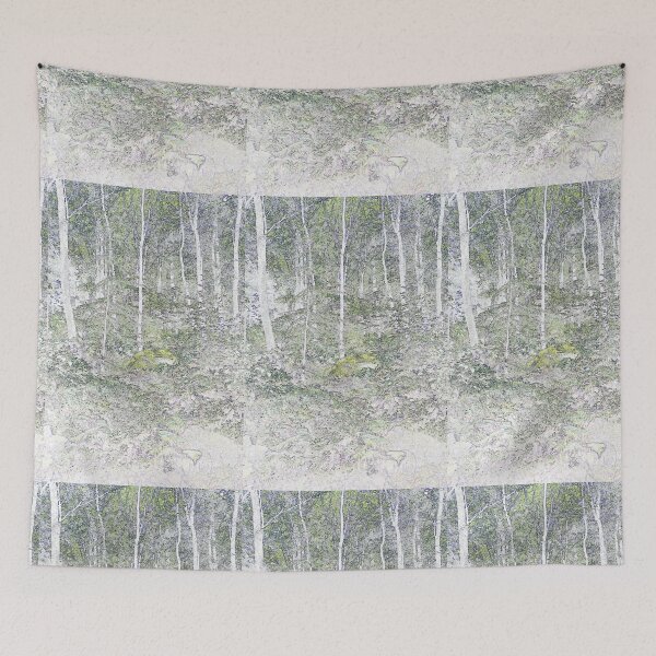 Item preview, Spring woodland watercolour designed and sold by Latch Farm  Studios.