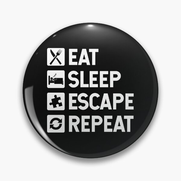 Item preview, Escape Room Game Eat Sleep Escape Repeat designed and sold by EstelleStar.