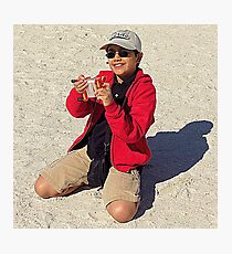 The Dude In Red Photographic Print