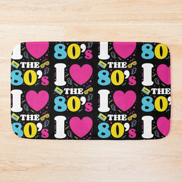 Item preview, Love the 80's; Retro Eighties T-Shirt 1980s Neon 1980 designed and sold by EstelleStar.