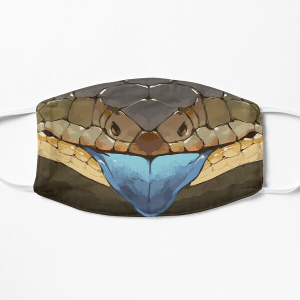 Blue Tongue Mask Flat Mask