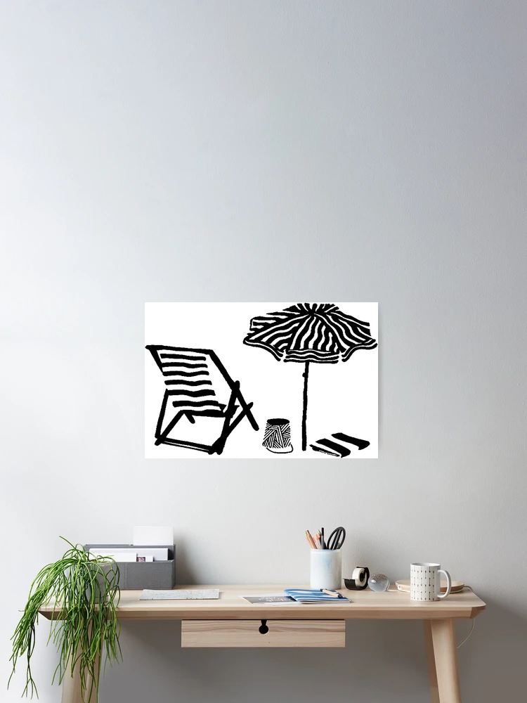 Thumbnail 2 of 3, Poster, BEACH designed and sold by ROPATROKOLA.