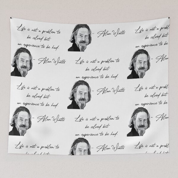 Item preview, Life - Alan Watts designed and sold by missamethyst.