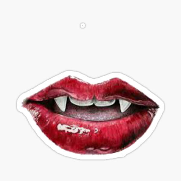 Vampire mouth Sticker