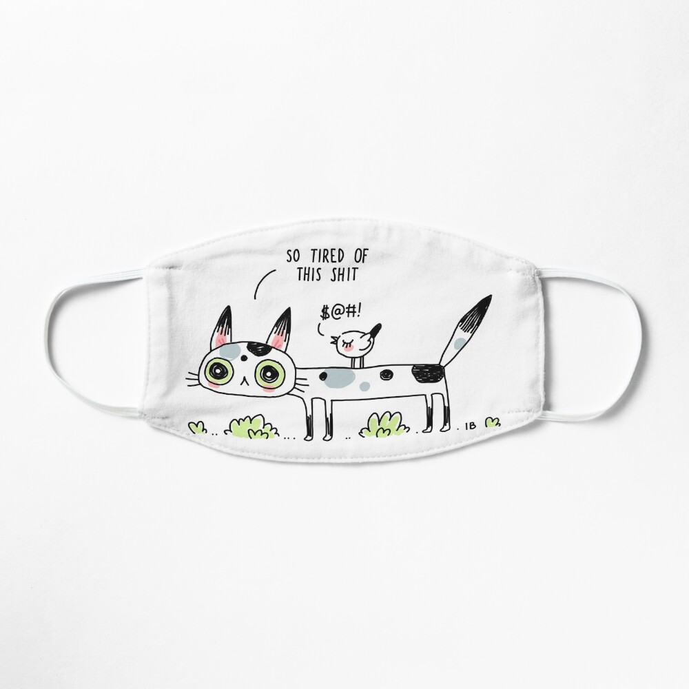 Annoyed Cat Mask