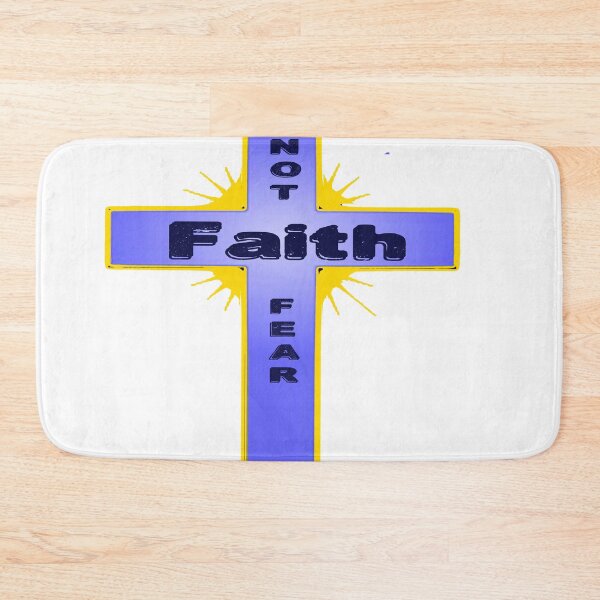 Item preview, CHRISTIAN CROSS - FAITH NOT FEAR designed and sold by Timothy Forder.