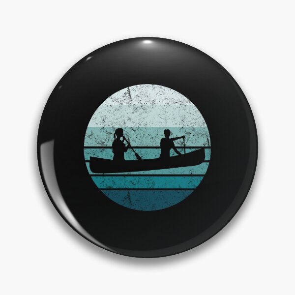 Item preview, Canoe Canoeing Vintage Sunset designed and sold by EstelleStar.
