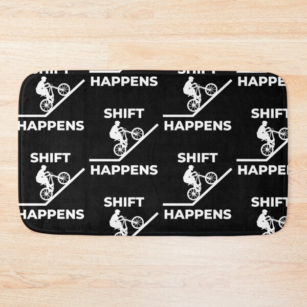 Item preview, Shift Happens Funny Mountain Bike designed and sold by EstelleStar.