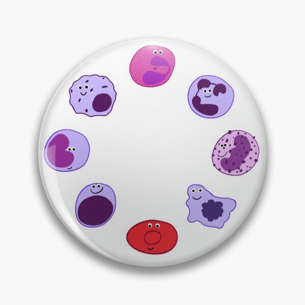 Item preview, Smiley Blood Cells designed and sold by starrypanda.