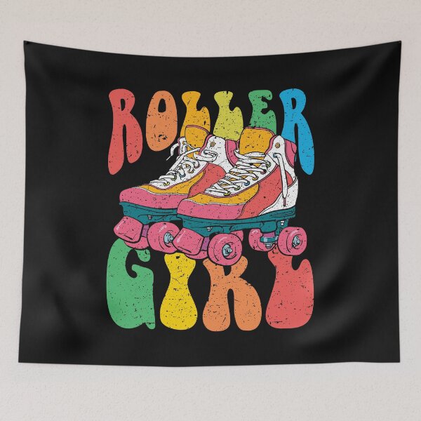 Item preview, Roller Girl - 70s, Seventies, Nostalgia Design designed and sold by EstelleStar.