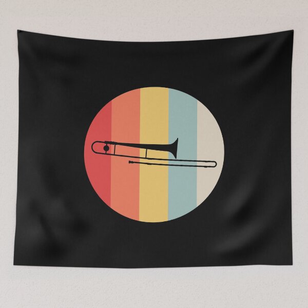 Item preview, Vintage Retro Trombone designed and sold by EstelleStar.