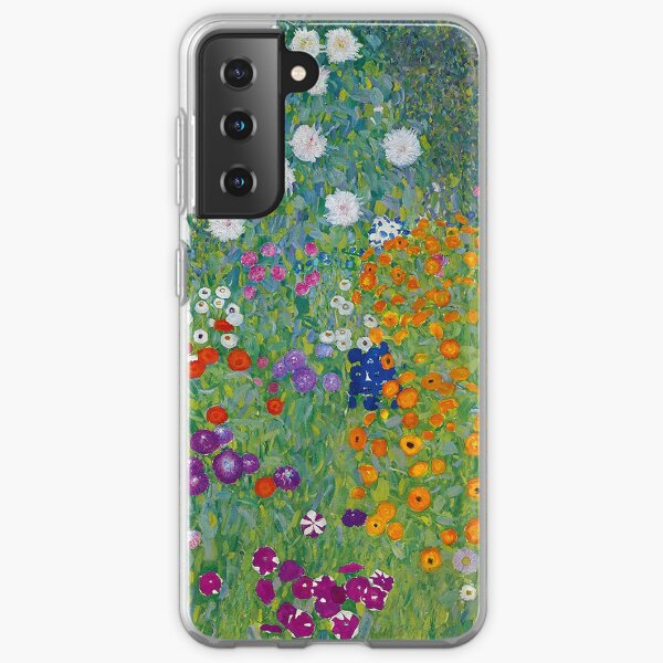 Gustav Klimt - Bauerngarten or Blumengarten - Beautiful Floral Landscape Samsung Galaxy Soft Case