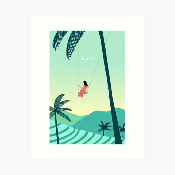Bali Travel Poster Art Print