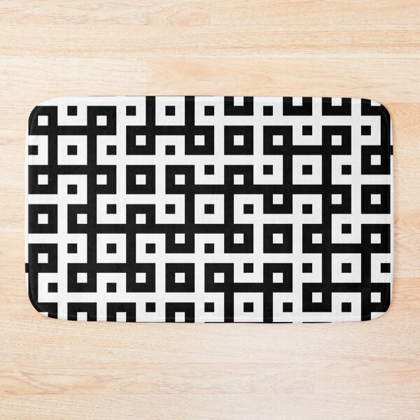 Item preview, Black and White Square Maze designed and sold by Girih.