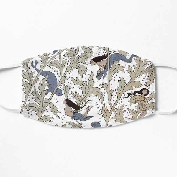 A swirl of selkies Flat Mask
