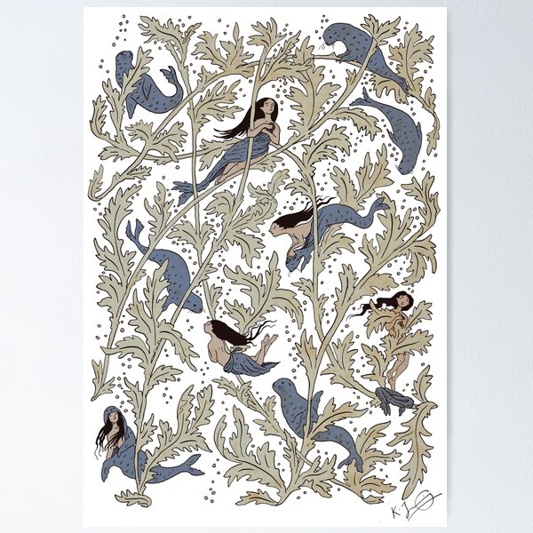 Item preview, A swirl of selkies designed and sold by tanaudel.