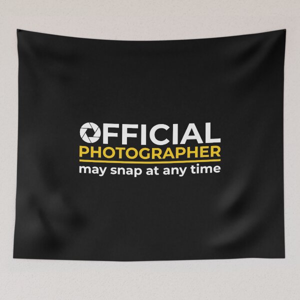 Item preview, Official Photographer Funny Gift graphic - May Snap designed and sold by EstelleStar.