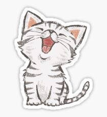 American Shorthair happy Sticker