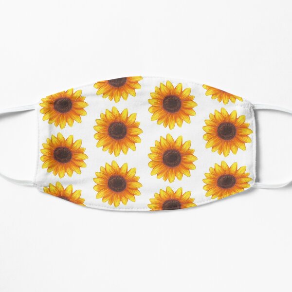 Download Yellow Sunflower Face Masks Redbubble PSD Mockup Templates