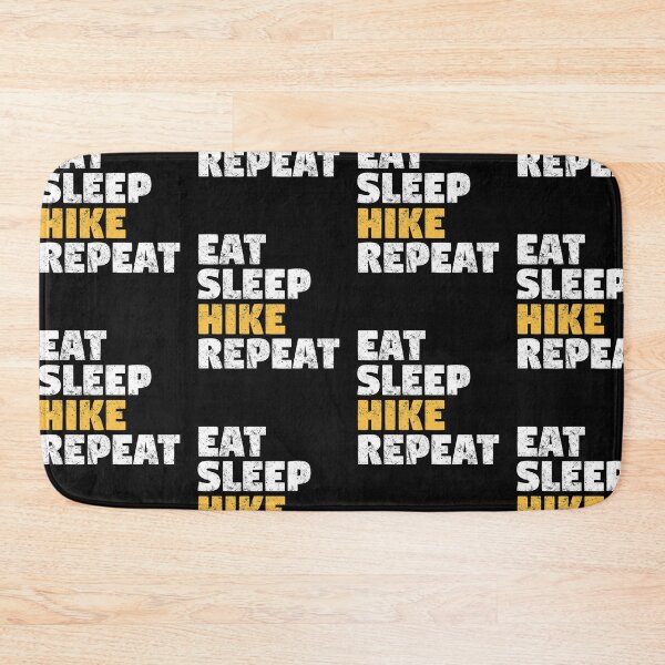 Aperçu de l'œuvre Randonnée imprimer Eat Sleep Hike Repeat créée et vendue par EstelleStar.