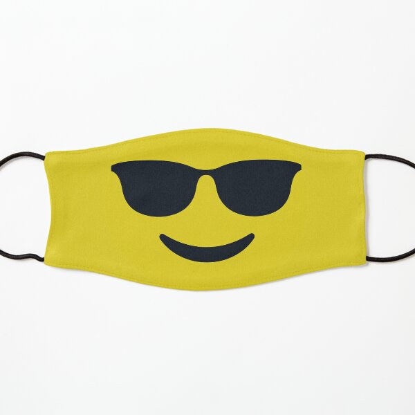 Smiley with Sunglasses, Cool Face, Emoji, Emoticon Kids Mask