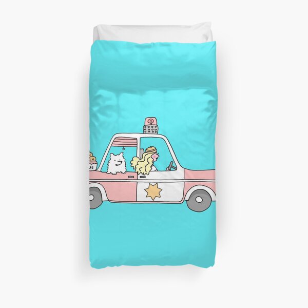 Police Car Duvet Covers Redbubble