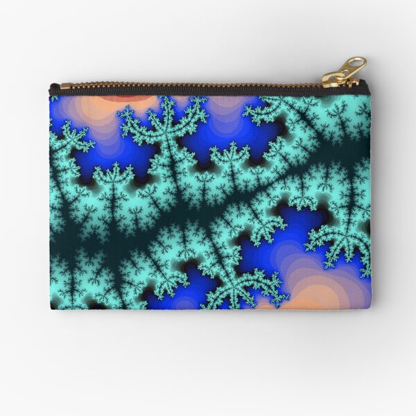 Fractal Art 26 designed and created by (c) Janet Watson Art Zipper Pouch