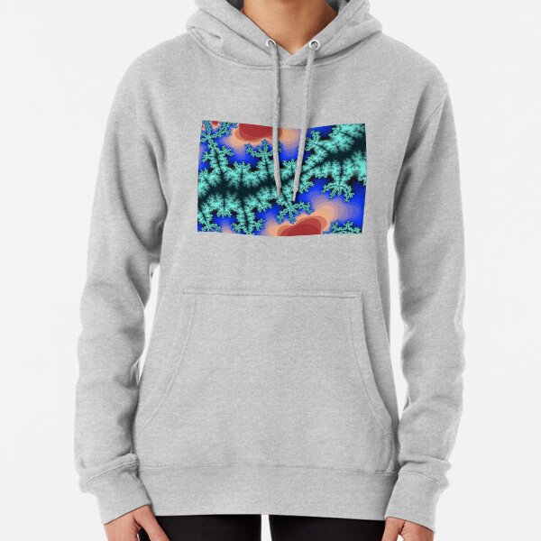 Fractal Art 26 designed and created by (c) Janet Watson Art Pullover Hoodie