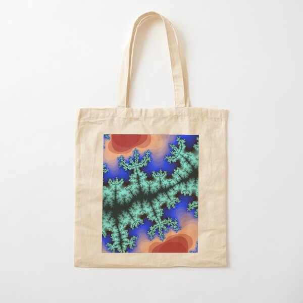 Fractal Art 26 designed and created by (c) Janet Watson Art Cotton Tote Bag