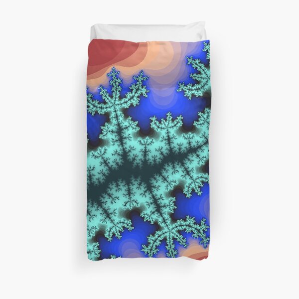 Fractal Art 26 designed and created by (c) Janet Watson Art Duvet Cover