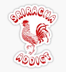 Sriracha Addict Vintage Sticker