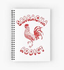 Sriracha Addict Vintage Spiral Notebook