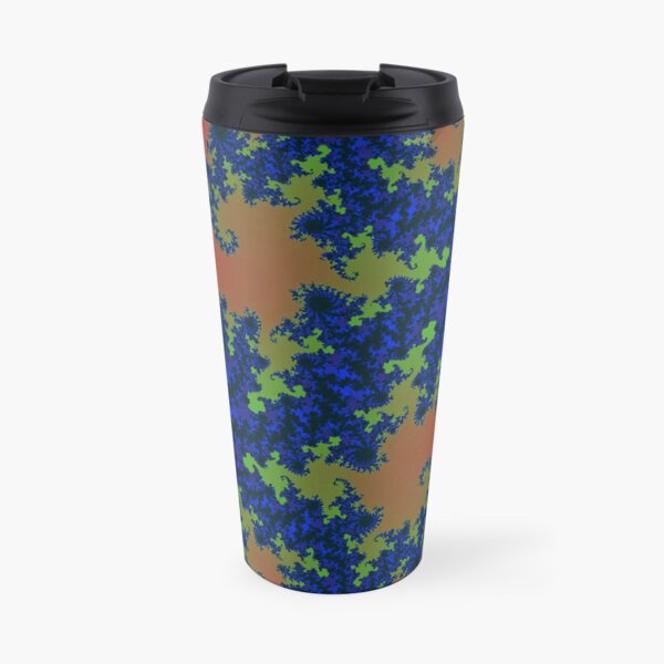 Fractal Art 19 designed and created by (c) Janet Watson Art Travel Mug
