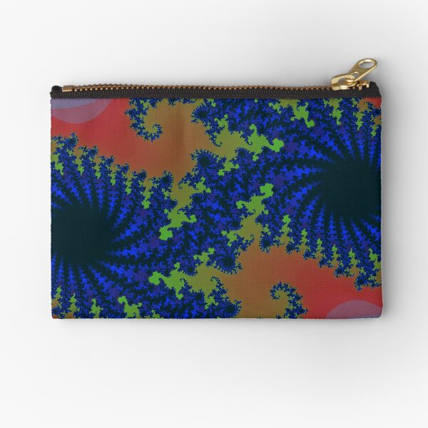 Fractal Art 19 designed and created by (c) Janet Watson Art Zipper Pouch