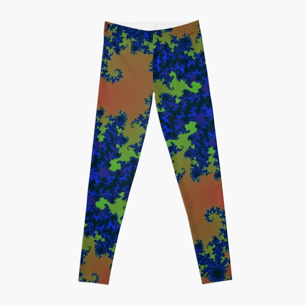 Fractal Art 19 designed and created by (c) Janet Watson Art Leggings