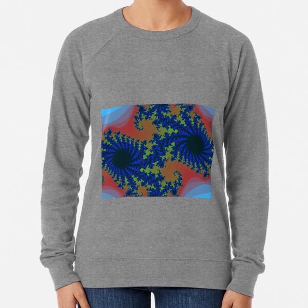 Fractal Art 19 designed and created by (c) Janet Watson Art Lightweight Sweatshirt