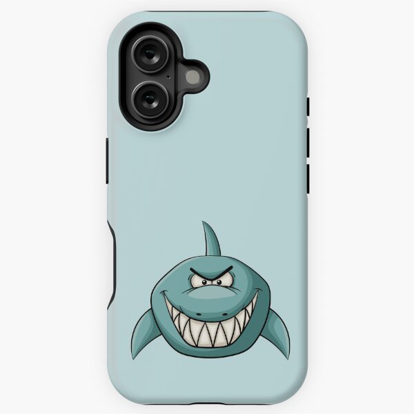 Item preview, Evil grinning shark designed and sold by Gabi Wolf.