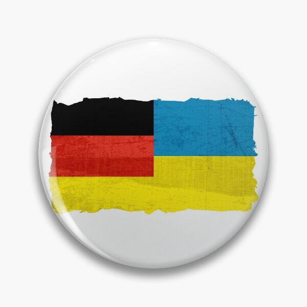 Item preview, German Ukrainian Joined Flags Ukraine and German Flag Mix designed and sold by alenaz.
