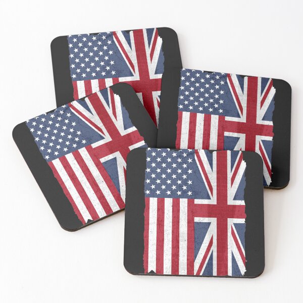 Item preview, United States with United Kingdom Flag Mix US and UK Union Jack designed and sold by alenaz.
