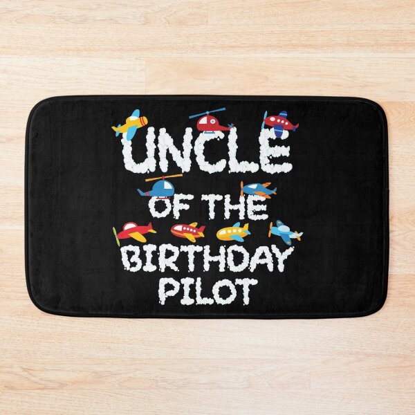 Item preview, Uncle Of The Birthday Pilot Kid Aviator B-day Party print designed and sold by Grabitees.