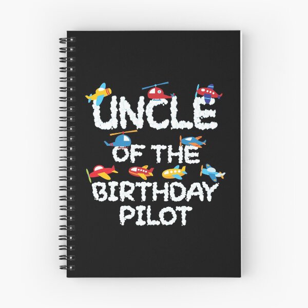 Item preview, Uncle Of The Birthday Pilot Kid Aviator B-day Party print designed and sold by Grabitees.