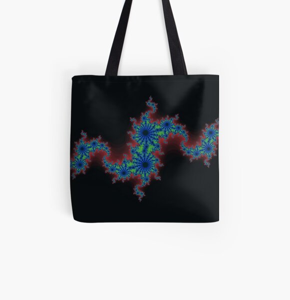 Fractal Art 20 designed and created by (c) Janet Watson Art All Over Print Tote Bag