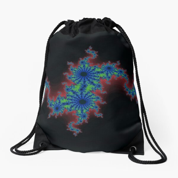Fractal Art 20 designed and created by (c) Janet Watson Art Drawstring Bag