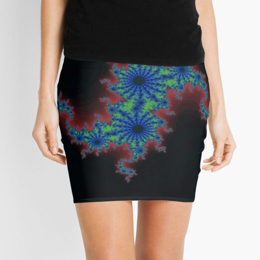 Fractal Art 20 designed and created by (c) Janet Watson Art Mini Skirt