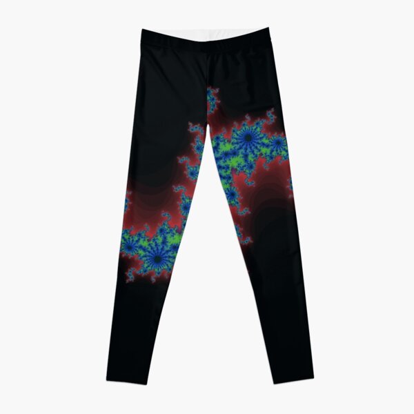 Fractal Art 20 designed and created by (c) Janet Watson Art Leggings